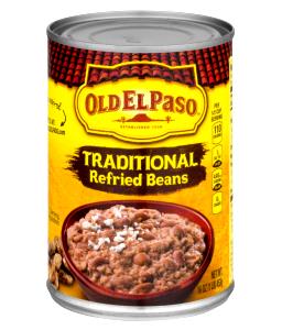 1 serving Refried Beans (Half Bird)