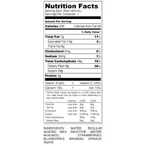 1 Serving Road Runner Smoothie