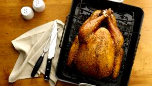 1 Serving Roast Turkey With Cornbread Dressing