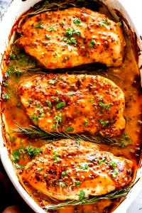 1 Serving Roasted Chicken With Honey Mustard Salad - Dressing