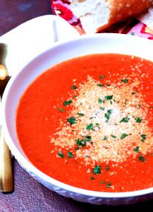 1 serving Roasted Garlic Tomato Soup (6 oz)