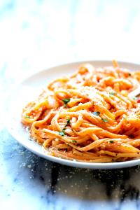 1 Serving Roasted Red Pepper Alfredo
