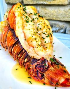 1 Serving Rock Lobster Tail For Dinner
