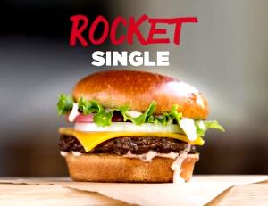 1 Serving Rocket Single Hamburger