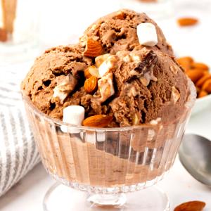 1 Serving Rocky Road Hand-Scooped - Medium