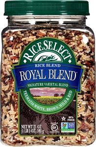 1 Serving Royal Blend Texmati White, Brown And Red Rice