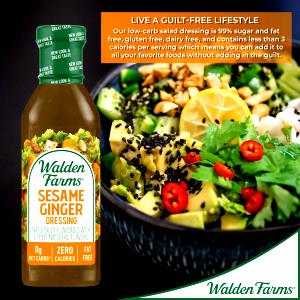 1 Serving Salad Dressing, Sesame Ginger, Lowfat