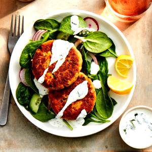 1 serving Salmon Cakes (Small)
