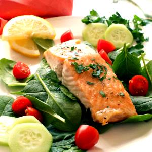 1 Serving Salmon Dinner