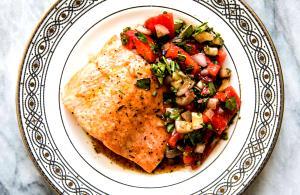 1 Serving Salmon Provencal