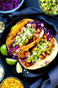 1 serving Salmon Tacos