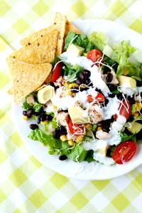 1 Serving Sante Fe Ranch Salad W/ Chicken - Cafe Size Portion