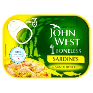 1 Serving Sardine Boneless Fillets İn Sunflower Oil