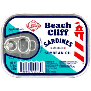 1 Serving Sardines In Soybean Oil