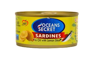 1 Serving Sardines With Lemon Slice İn Sunflower Oil