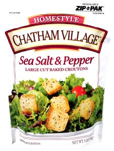 1 Serving Sea Salt And Pepper Croutons