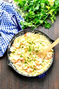 1 Serving Seafood Alfredo, Dinner Portion