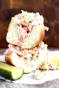 1 Serving Seafood Salad Sandwich At Mama