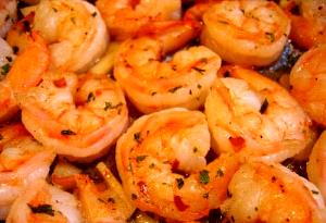 1 serving Seared Shrimp (Half Order)