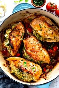 1 Serving Seasoned Stuffed Chicken Breast