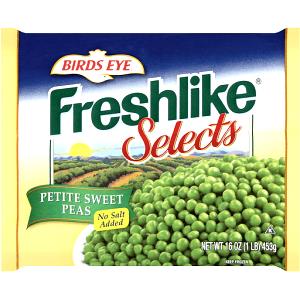 1 Serving Selects Petite Sweet Peas, Frozen Vegetables