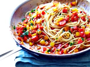 1 Serving Senior Green Pepper And Onion Pasta