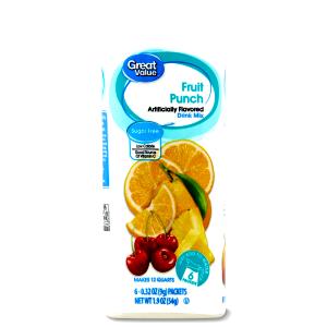 1 Serving Shake N Run Sugar Free Fruit Punch Drink Mix