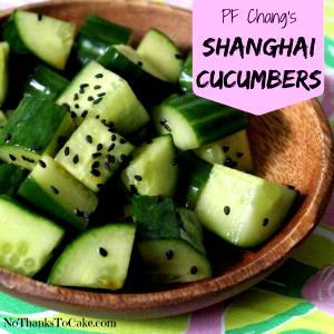 1 Serving Shanghai Cucumbers
