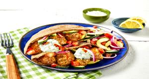1 serving Shawarma-Spiced Meatball Pitas