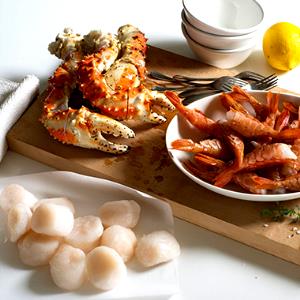 1 serving Shellfish Trio