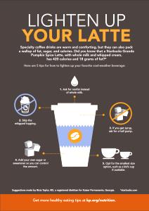 1 Serving Short - Pumpkin Spice Latte - No Whip - Nonfat Milk