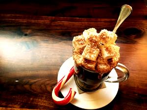 1 Serving Short - Salted Caramel Signature Hot Chocolate - Whip - 2% Milk