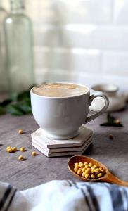 1 Serving Short - Syrup Flavored Latte - Soy (CD) Milk