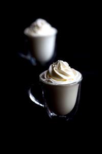 1 Serving Short - White Hot Chocolate - No Whip - 2% Milk