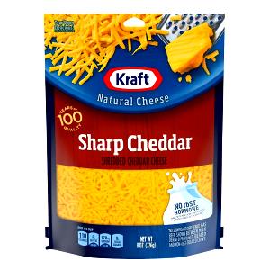 1 Serving Shredded Sharp Cheddar Cheese