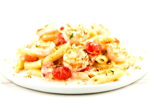 1 serving Shrimp De Jonghe Penne
