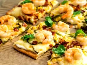1 serving Shrimp Flatbread & Grilled Shrimp Salad