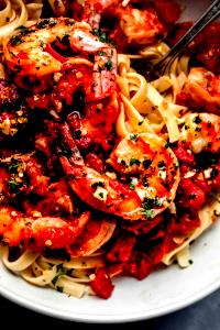 1 Serving Shrimp Fra Diavolo - Healthy Dining Choice