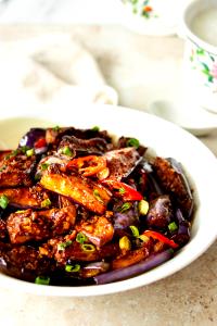 1 Serving Shrimp With Chinese Eggplant