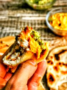 1 Serving Sichuan Chicken Flatbread