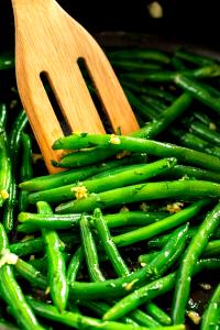 1 Serving Side Dish Of Green Beans (1/6 Of A Large Serving) - Special Request Less Oil
