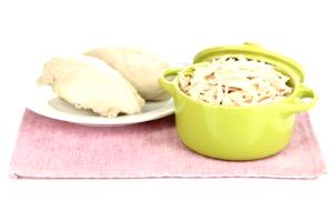 1 Serving Side Of Shredded Chicken