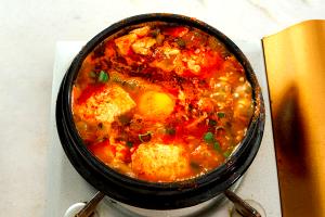 1 Serving Silken Tofu - Cooked İn House Spicy Soup Base