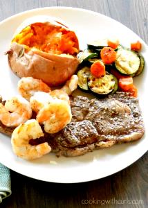 1 Serving Sirloin & 6 Grilled Shrimp