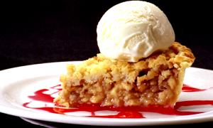 1 serving Sizzling Apple Pie with Ice Cream