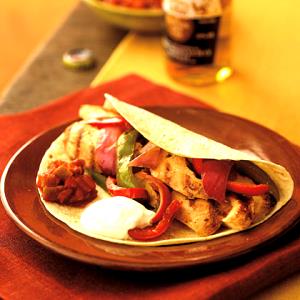 1 Serving Sizzling Chicken Fajita - Special Request Less Oil