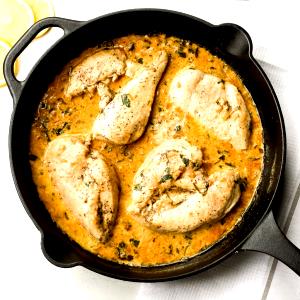 1 serving Skillet Chicken & Vegetables Parmesan
