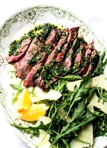 1 serving Sliced Steak Tagliata