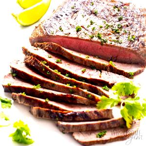 1 Serving, Small (188.0 G) Beef Flank Steak, cooked