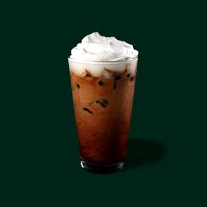 1 Serving Small Iced Caffee Mocha With Whip 12Oz., 8 Tbsp. Whip - Fat Free
